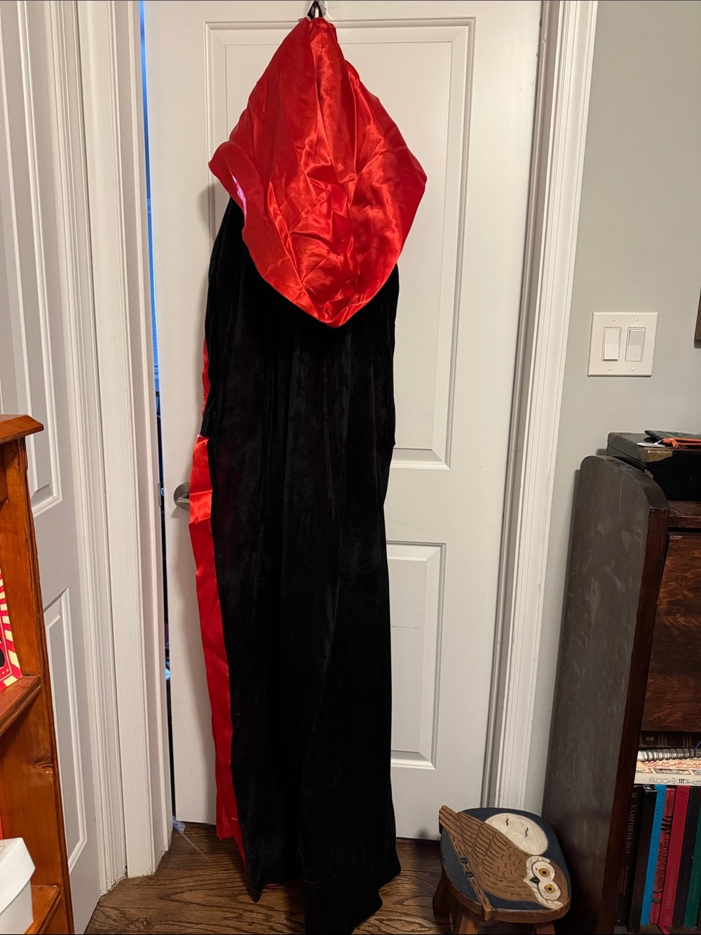 VENETIAN CAPE Black Velvet Cape - Elegant Floor-Length Victoria Trading Company